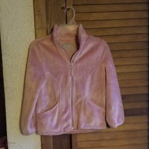 Children's Place full zip fleece collared jacket size small (5/6)